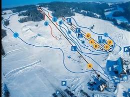 Mappa delle piste Koziniec - Czarna Góra
