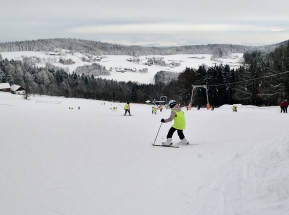 Discesa facile e larga