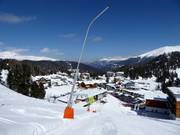 Innevamento con cannoni alla seggiovia Engländerlift