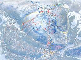 Mappa delle piste Levi