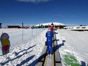 Nastro trasportatore nell’area sciistica Monte Bondone