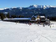 Vista sul Caribou Chalet