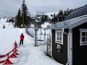 Barnliften - Skilift a piattello