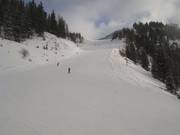 Pista rossa presso la seggiovia doppia Mauritz