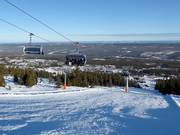 Pista difficile Pernilla sotto la Söderåsen Express