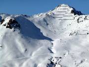 Ampio terreno freeride sull'Hochhörndl a Fieberbrunn