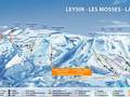 Mappa delle piste Les Mosses/La Lécherette