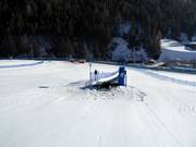 Area di esercitazione a valle presso i tappeti mobili