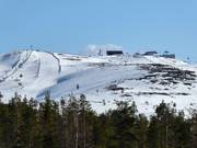 Vista sulla cima Levi alta 531 m