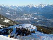 Vista dalla stazione a monte Eagle Ridge sulla località di Jasper