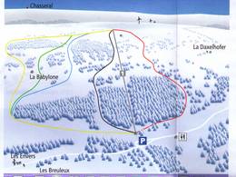 Mappa delle piste Les Breuleux