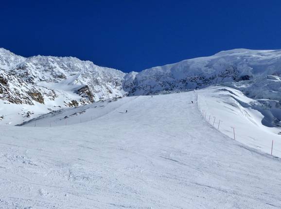 Pista glaciale di media difficoltà rossa