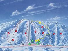 Mappa delle piste Kasurila