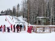 Harjoittelurinne - Skilift a piattello