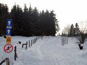 Accesso alla pista da fondo ad Altastenberg