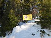 Fuori dalle piste non è consentito sciare