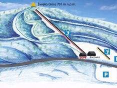 Mappa delle piste Święta Góra - Lubawka