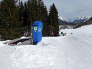 Tappeto mobile Pfarrhügel leggermente sopra la stazione a valle Gschwandtkopf