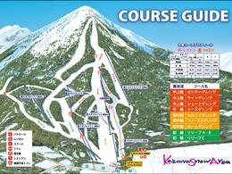 Mappa delle piste Kazawa