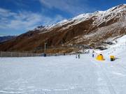 Pista di esercitazione con skilift a piattello