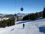 Discesa per famiglie presso la cabinovia a 10 posti Söllereck