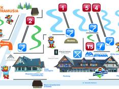 Mappa delle piste Nosal - Bystre