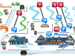 Mappa delle piste Nosal - Bystre
