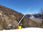 Lancia per neve artificiale nell’area sciistica Watles