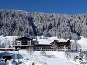 L'hotel Madrisa direttamente nel paese di Gargellen