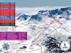 Mappa delle piste Davraz Mountain Resort - Isparta