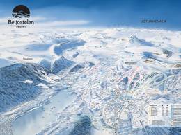 Mappa delle piste Beitostølen