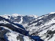 Vista su Vorderglemm e Saalbach