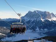 Gamsjet con massiccio dello Zugspitze