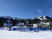 Vista sul comprensorio sciistico Zoncolan