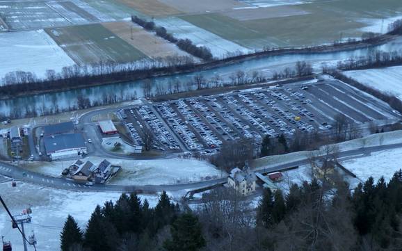 Lago di Millstatt: Accesso nei comprensori sciistici e parcheggio – Accesso, parcheggi Goldeck - Spittal an der Drau