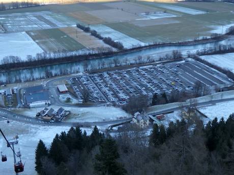 Spittal an der Drau: Accesso nei comprensori sciistici e parcheggio – Accesso, parcheggi Goldeck - Spittal an der Drau