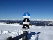 Tabellone delle piste