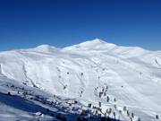 Vista sulle piste presso la seggiovia Frühmesserbahn