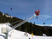 Cannoni da neve sulla discesa verso Nasserein