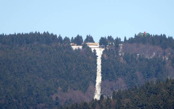 Stazione a valle più alta nei Sudeti Centrali – comprensorio sciistico Masarykova chata - Šerlich