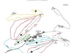Mappa delle piste Rasos de Peguera