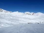 Vista dall'Alp Trida Sattel verso il Visnitzkopf