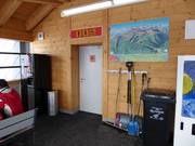 Servizi igienici curati presso la stazione a monte