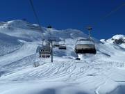 Seekopfbahn - 4pers.| Seggiovia ad alta velocità (ad agganc. autom.) con cupola di prot. e riscald. sedile