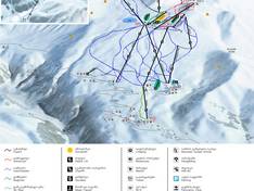 Mappa delle piste Gudauri