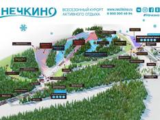 Mappa delle piste Nechkino - Izhevsk