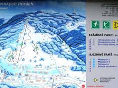 Mappa delle piste Parlament - Desná