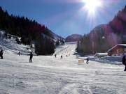 Discesa Gamskogel Est in direzione Weltcuparena