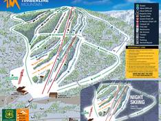 Mappa delle piste Timberline Mountain