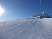 Pista perfettamente preparata a Schöneben